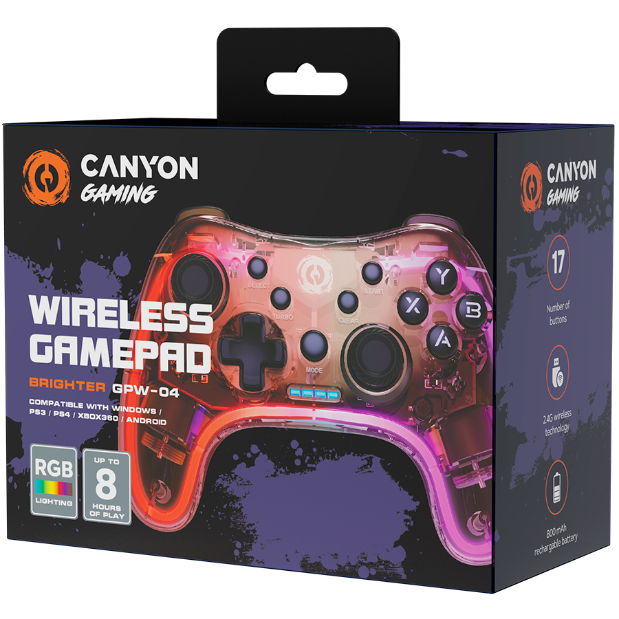 Acquista 6124 Controller Wireless RGB Con Macro Del Sensore di