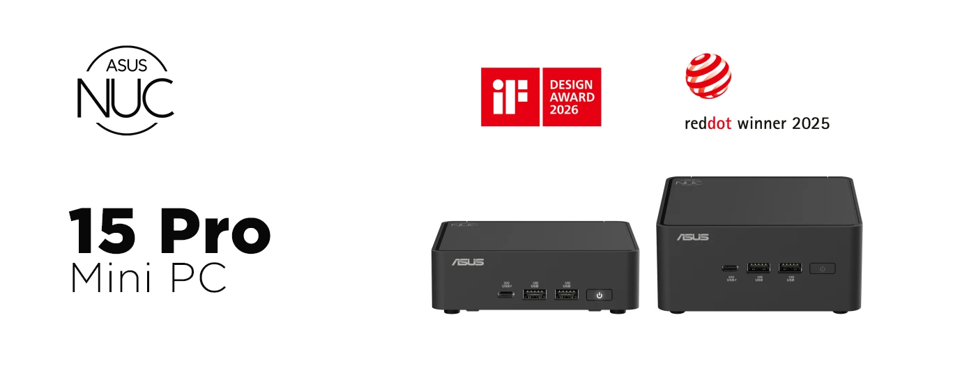 ASUS NUC 15 Pro red dot winner