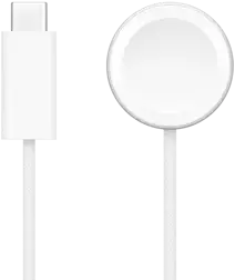 USB-C charger next to Apple Watch Magnetic Fast Charger