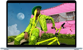 MacBook Air showcasing Liquid Retina display