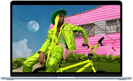 MacBook Air showcasing Liquid Retina display