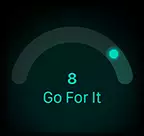 Readiness score of 8, Go For It