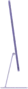 Purple iMac facing to the right