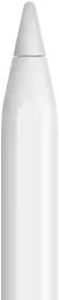 An Apple Pencil showing the tip of the device