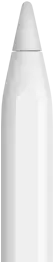 An Apple Pencil showing the tip of the device