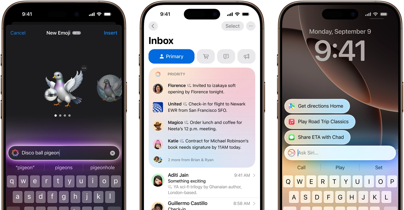 Apple Intelligence capabilities with Genmoji, Summary, Type to Siri on iPhone 16 Pro
