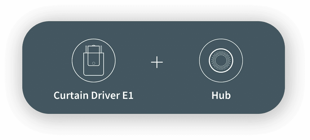 Curtain driver E1 + Hub