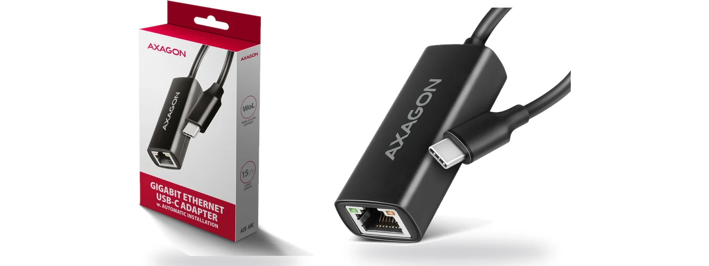 AXAGON ADE-ARC USB-C гигабитов Ethernet адаптер