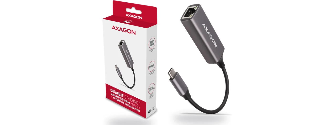AXAGON ADE-TRC USB-C гигабитов Ethernet адаптер