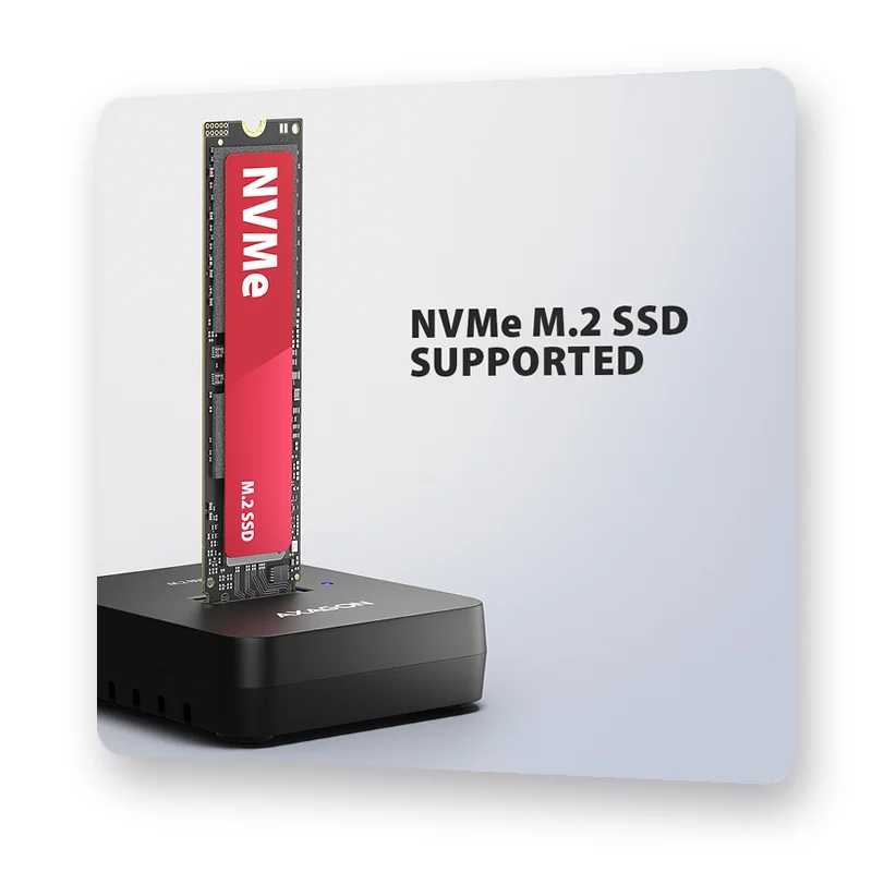 NVMe M.2 SSD в станцията