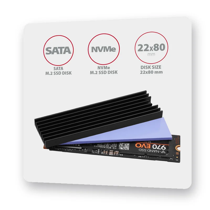 охладител с термопроводима подложка и SSD