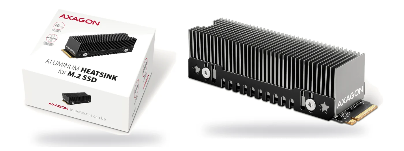 AXAGON CLR-M2XT алуминиев охладител за M.2 SSD
