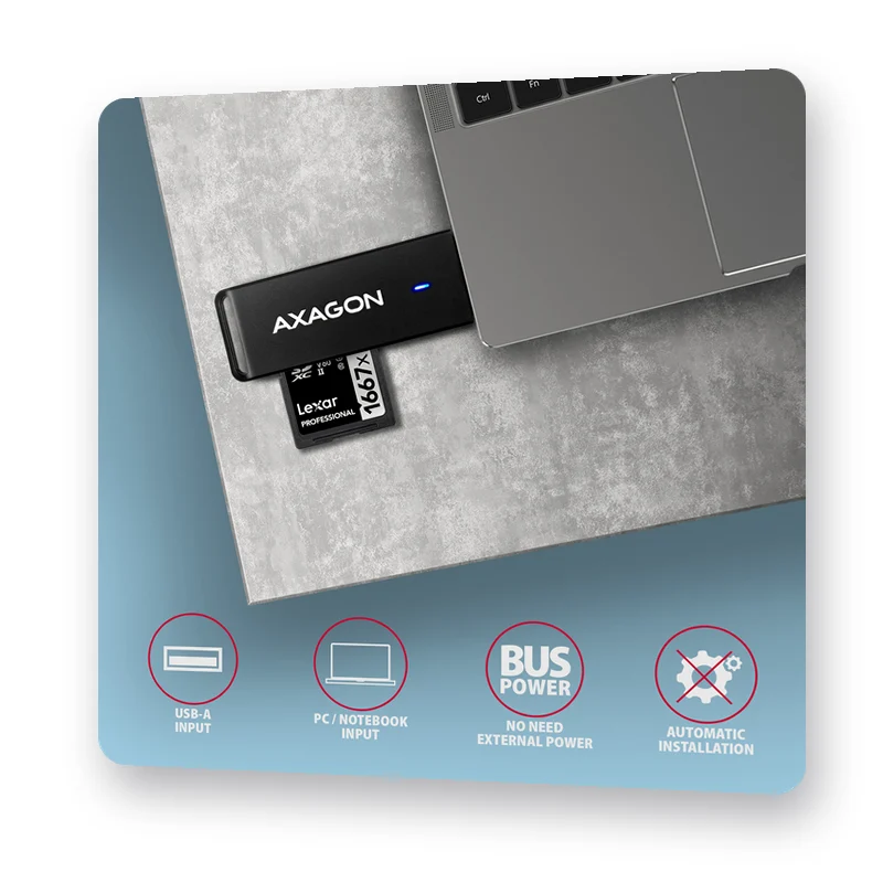 автоматична инсталация и захранване от USB