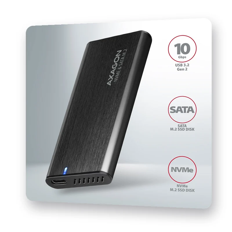 USB 3.2 Gen 2, NVMe и SATA