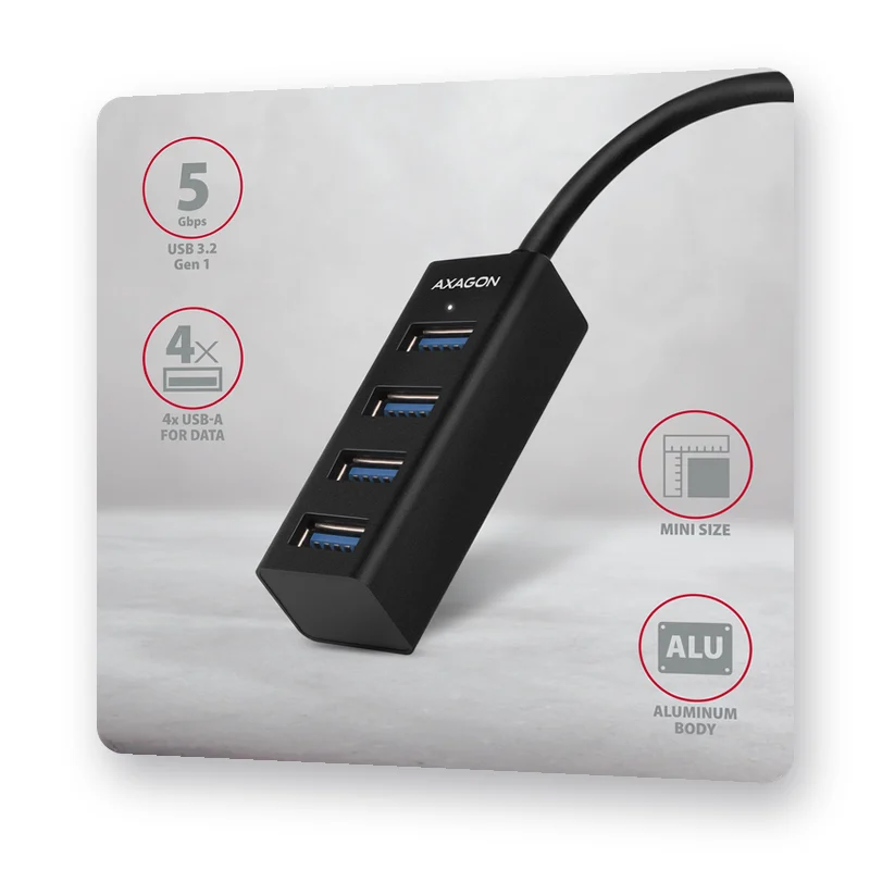 хъб с четири порта USB-A