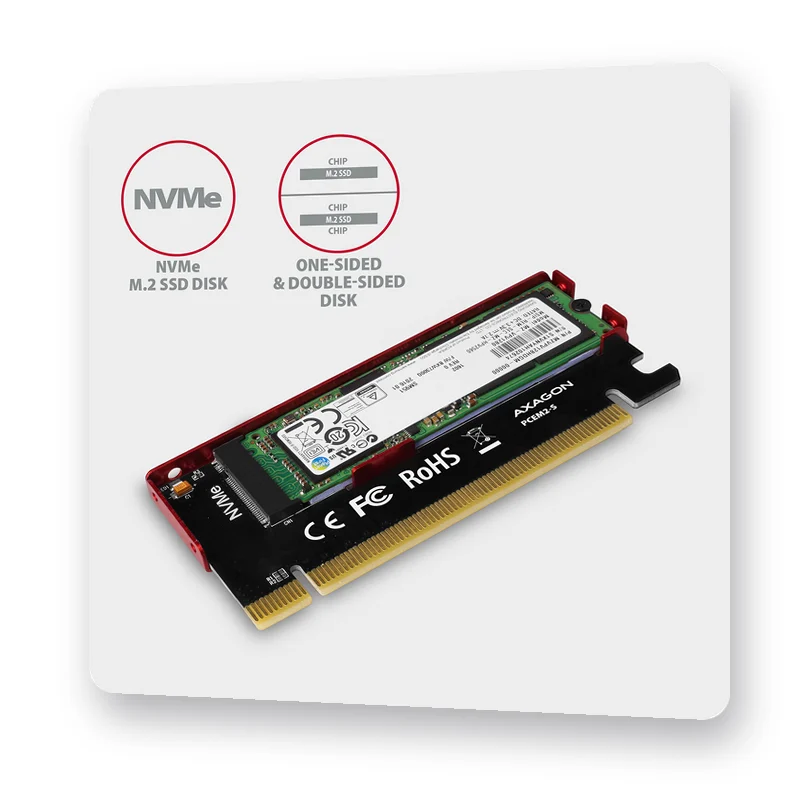 адаптер с NVMe SSD