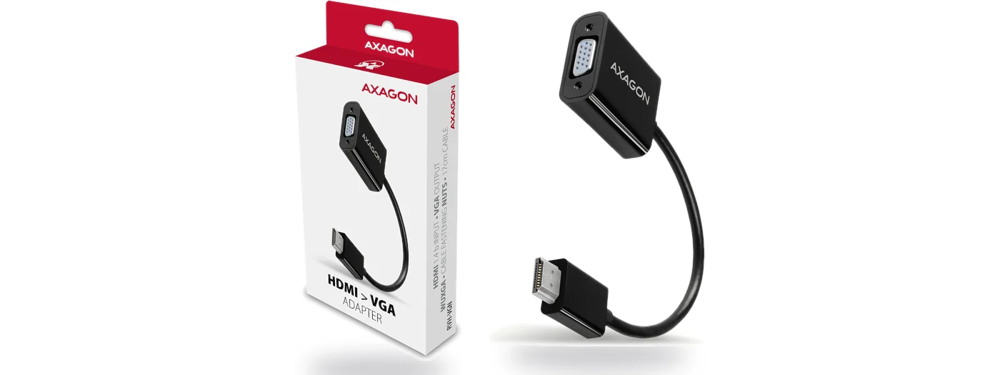 AXAGON RVH-VGN адаптер HDMI към VGA