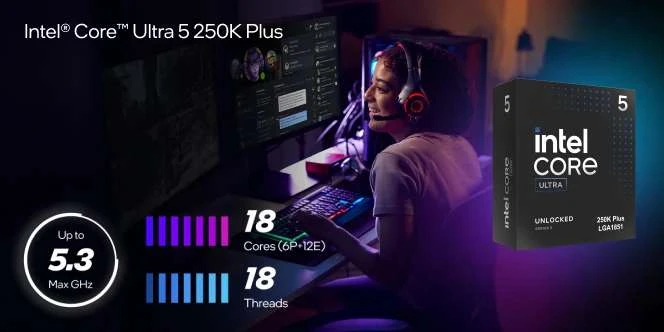Intel Core™ Ultra 5 250K Plus