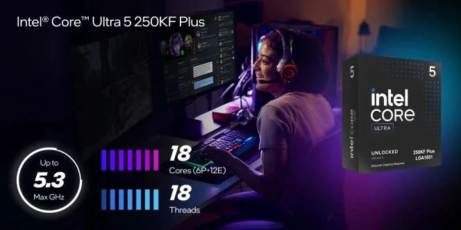 Intel Core™ Ultra 5 250KF Plus