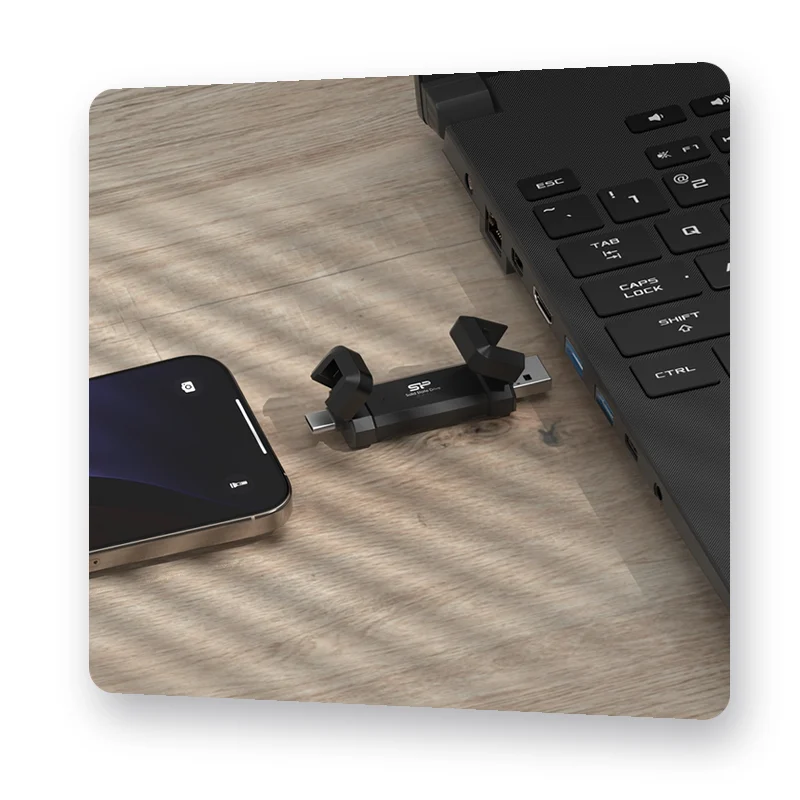 Silicon Power DS72 до смартфон и лаптоп