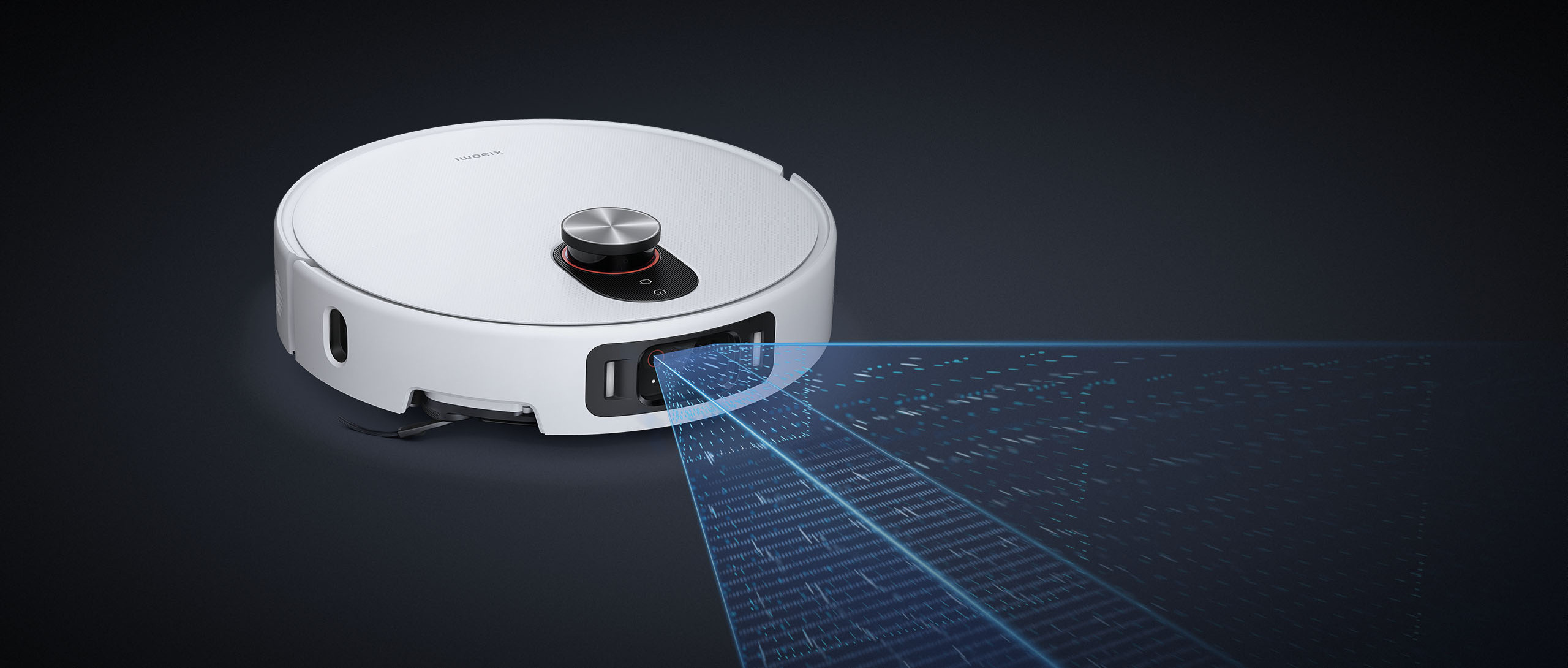 AI тройната камера на Xiaomi Robot Vacuum 5 Pro сканира пода пред себе си