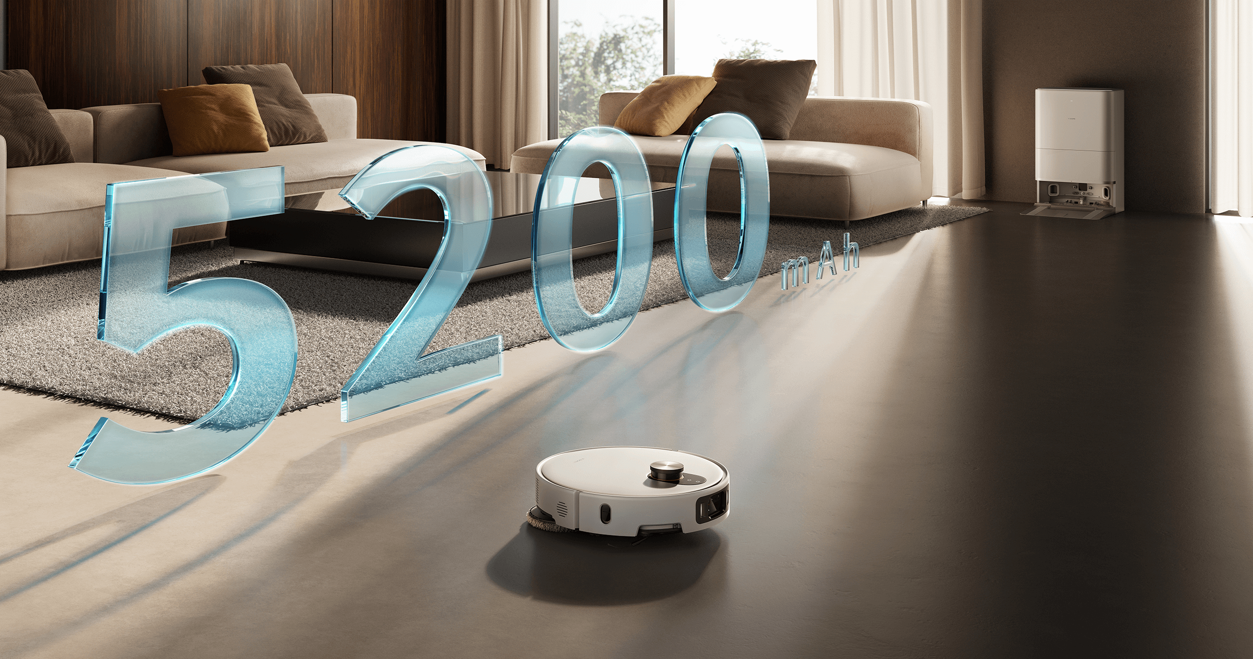 Xiaomi Robot Vacuum 5 Pro чисти голяма всекидневна с батерия от 5200 mAh