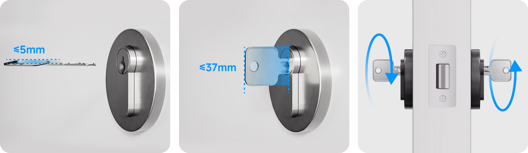 Изисквания за монтаж на смарт брава Xiaomi Self-Install Smart Lock към патрона на вратата