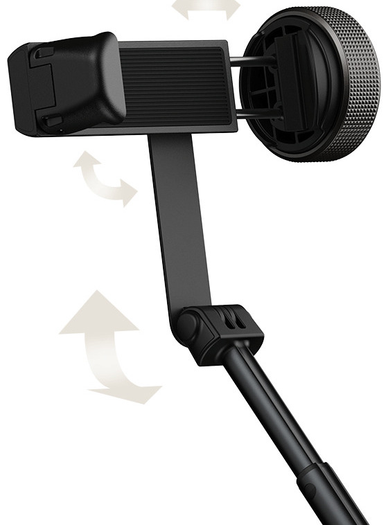 Въртяща се щипка за телефон на селфи стика Xiaomi Zoom Floor Selfie Stick Tripod
