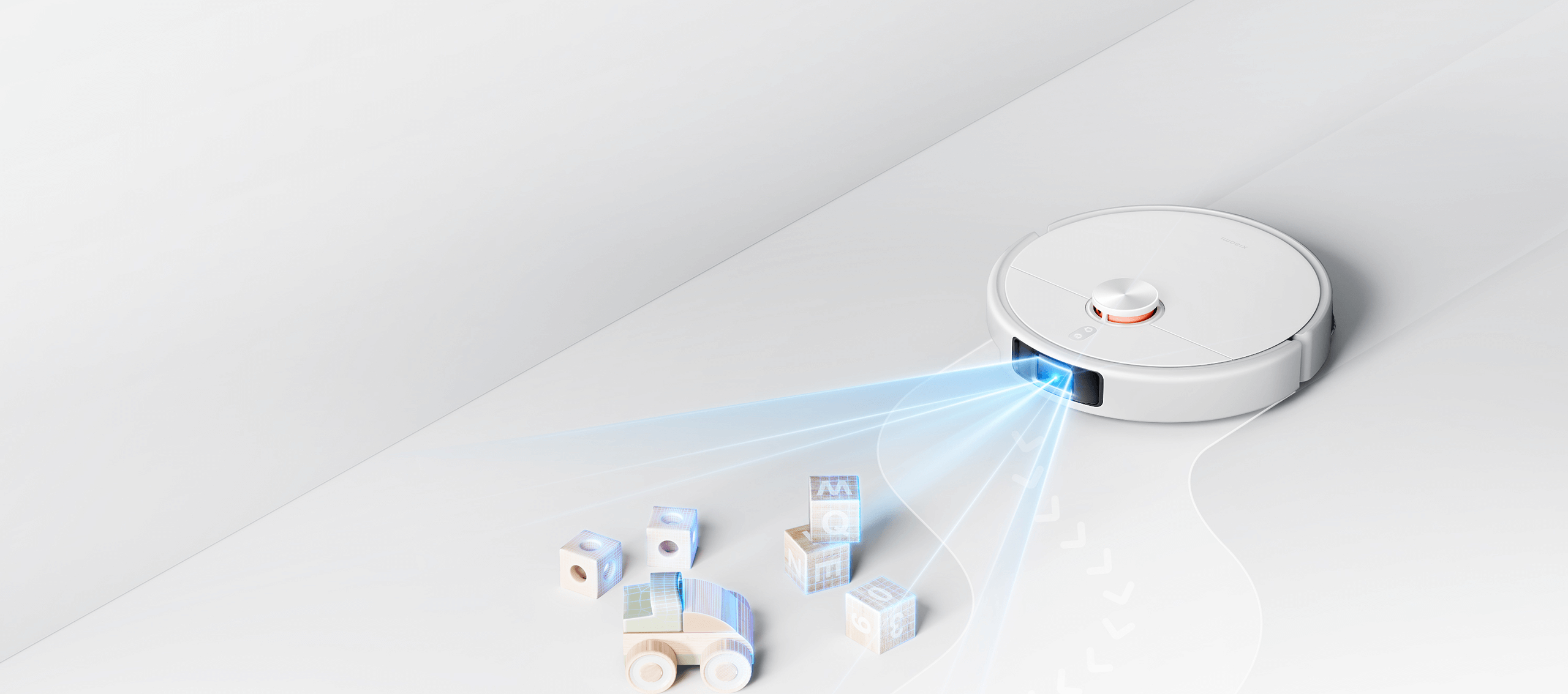 Xiaomi Robot Vacuum H50 Pro разпознава и заобикаля препятствия по пода