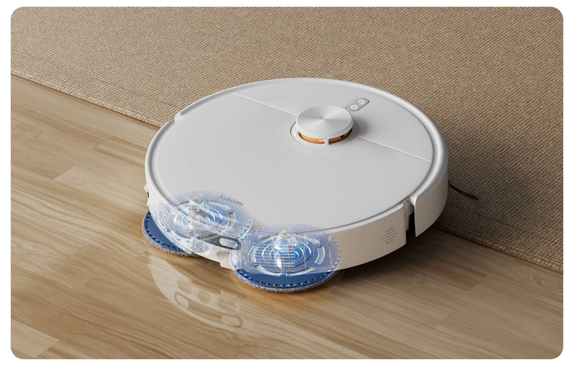 Високоскоростни двойни ротационни мопове на Xiaomi Robot Vacuum H50