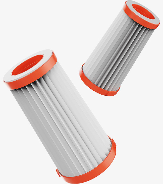 Двата филтъра от комплекта Xiaomi Dust Mite Vacuum Cleaner 2 Pro Filter (2 броя)