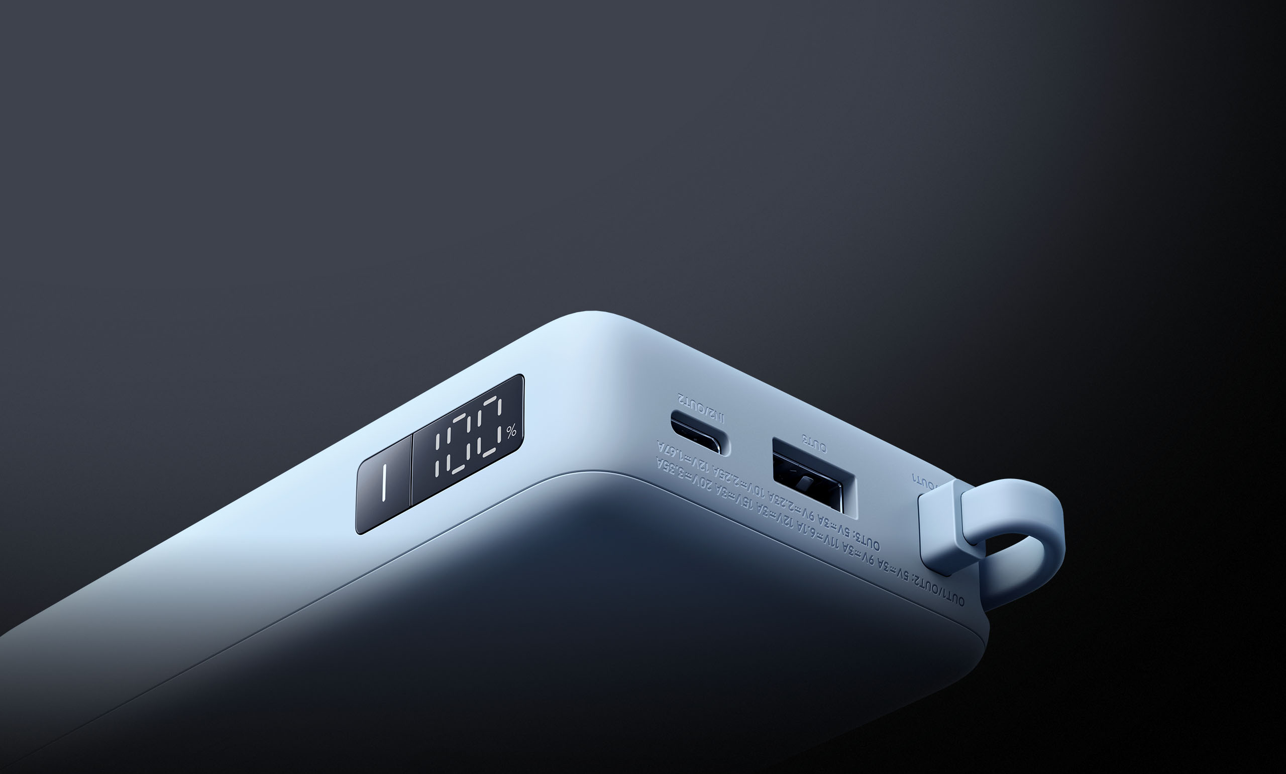 Xiaomi 67W Power Bank 10000 (Integrated Cable) с цифров дисплей и портове USB-A и USB-C