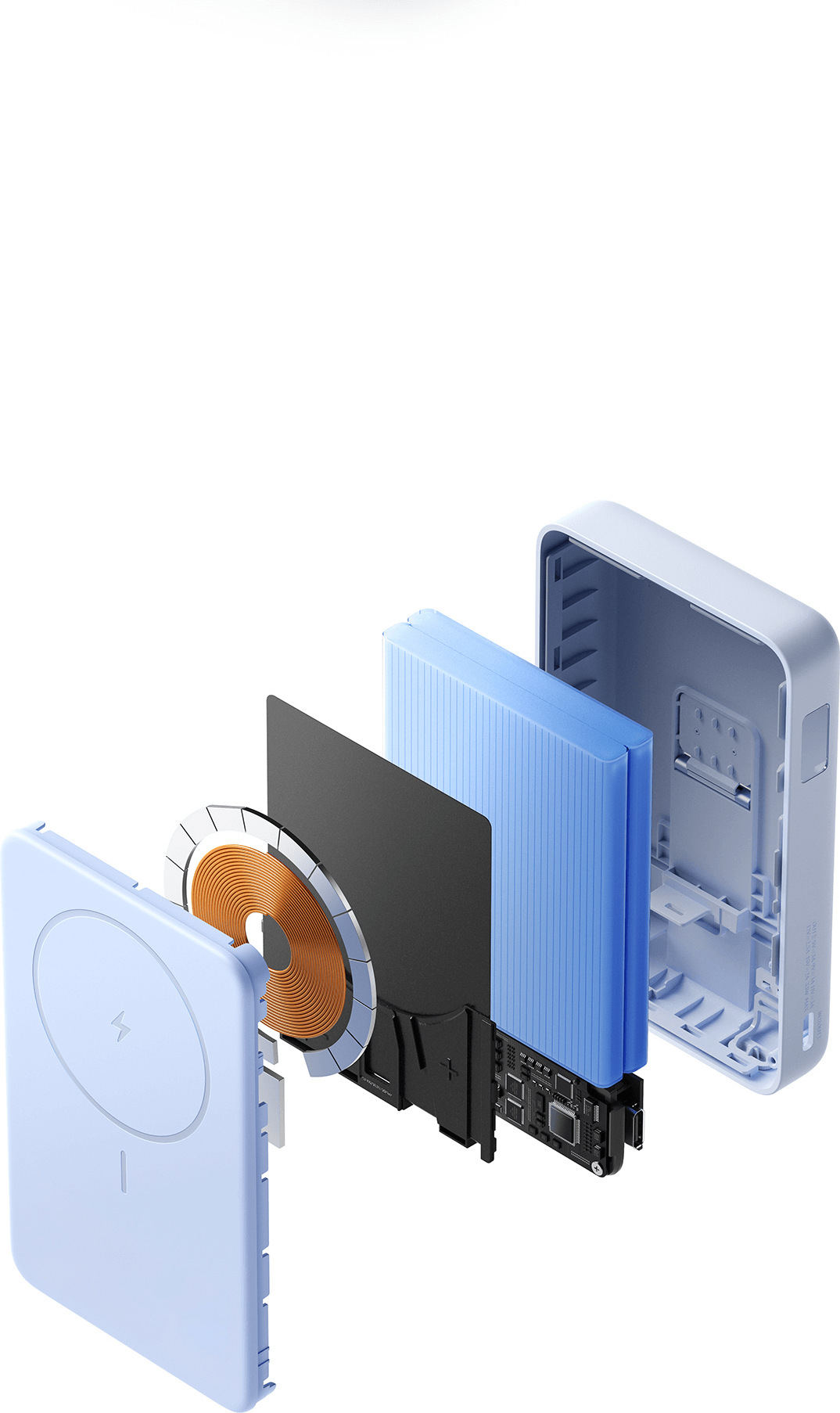 Вътрешна структура и защити на Xiaomi Magnetic Power Bank 10000 with Built-in Stand
