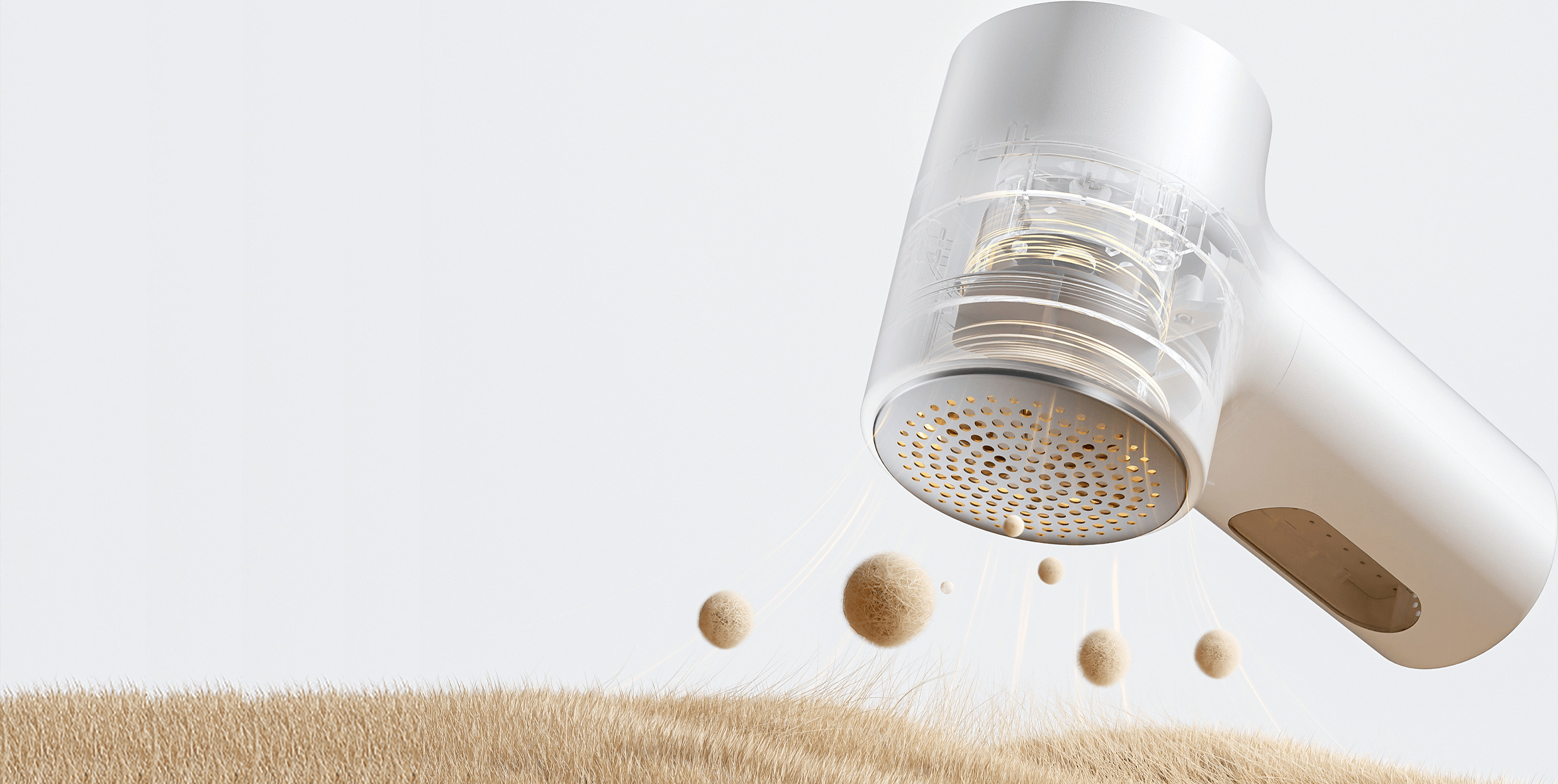 Xiaomi Mijia Lint Remover 2 засмуква подрязания мъх благодарение на мотора с 6000 об./мин