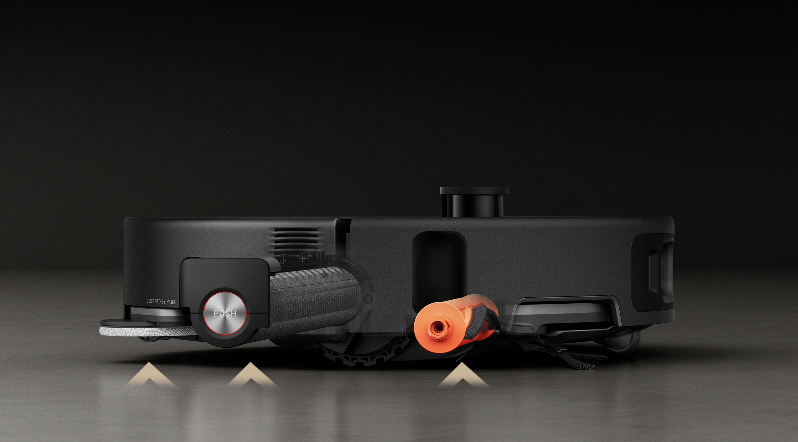 Тройното повдигане на четката, ролика и ъгловата кърпа на Xiaomi Robot Vacuum 6 Max