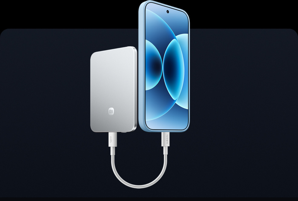 Xiaomi UltraThin Magnetic Power Bank 5000 15W до смартфон при кабелно зареждане с 22,5 W
