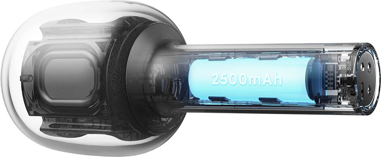 Разрез с батерията 2500 mAh на Xiaomi Karaoke Microphone