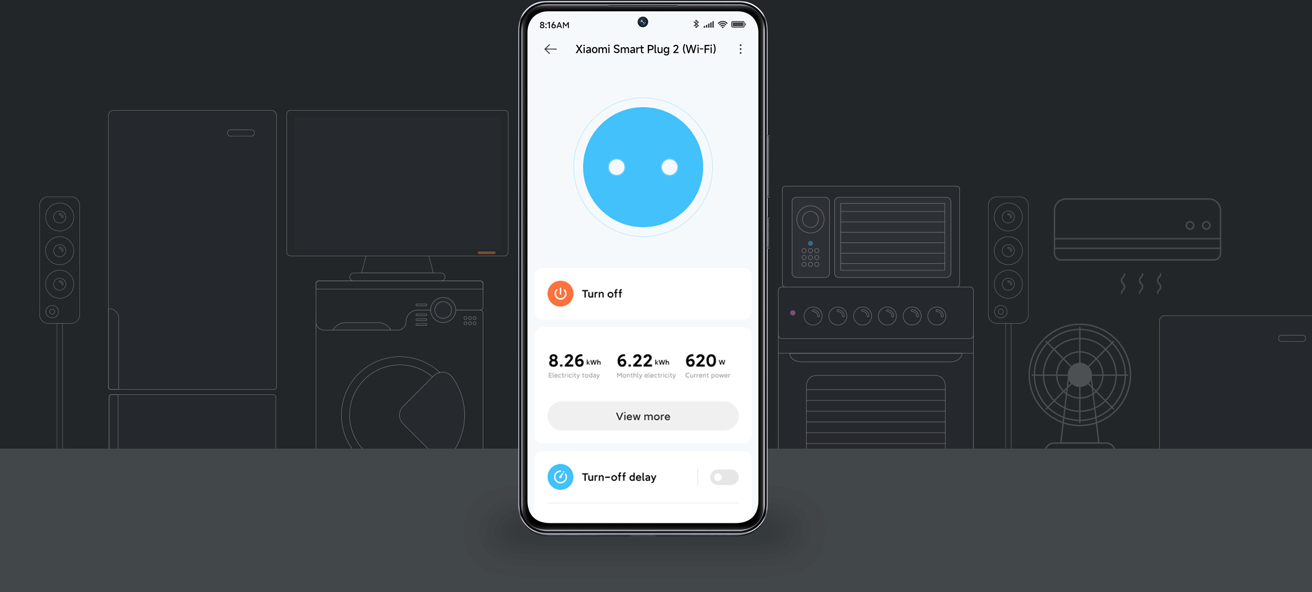 Управление на Xiaomi Smart Plug 2 (Wi-Fi) от приложението Xiaomi Home на телефон