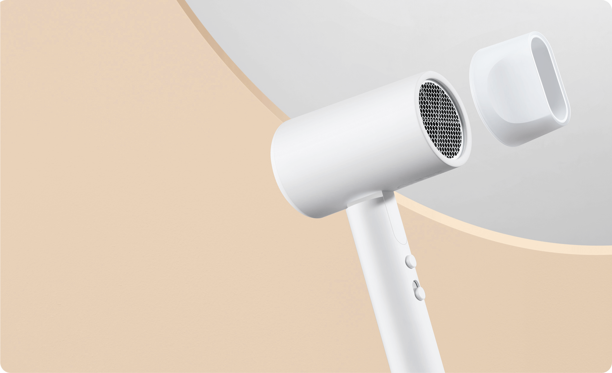 Двойно изолираната въртяща се дюза на Xiaomi Compact Hair Dryer H101