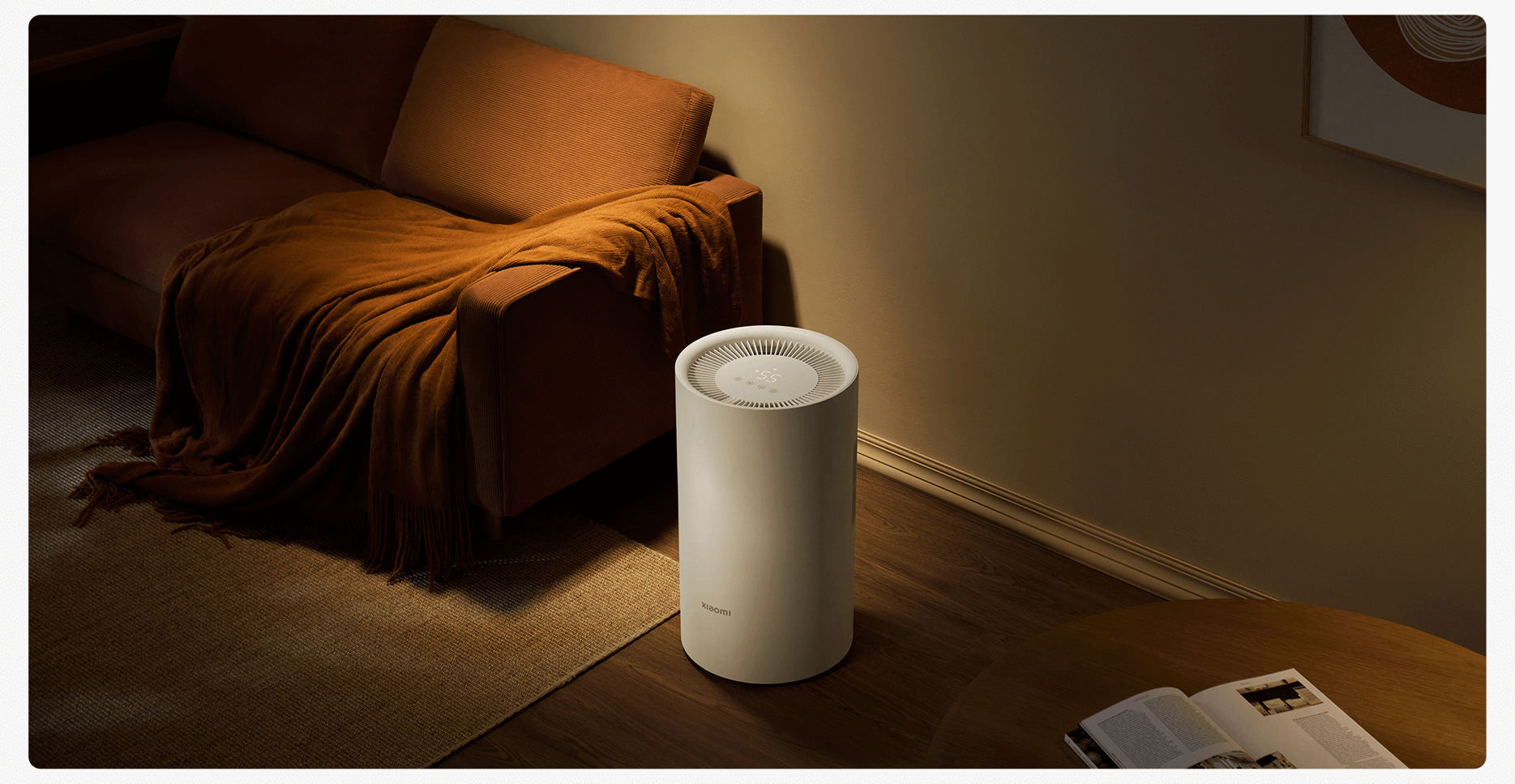 Тиха нощна работа на обезвлажнител Xiaomi Smart Dehumidifier Lite в спалня