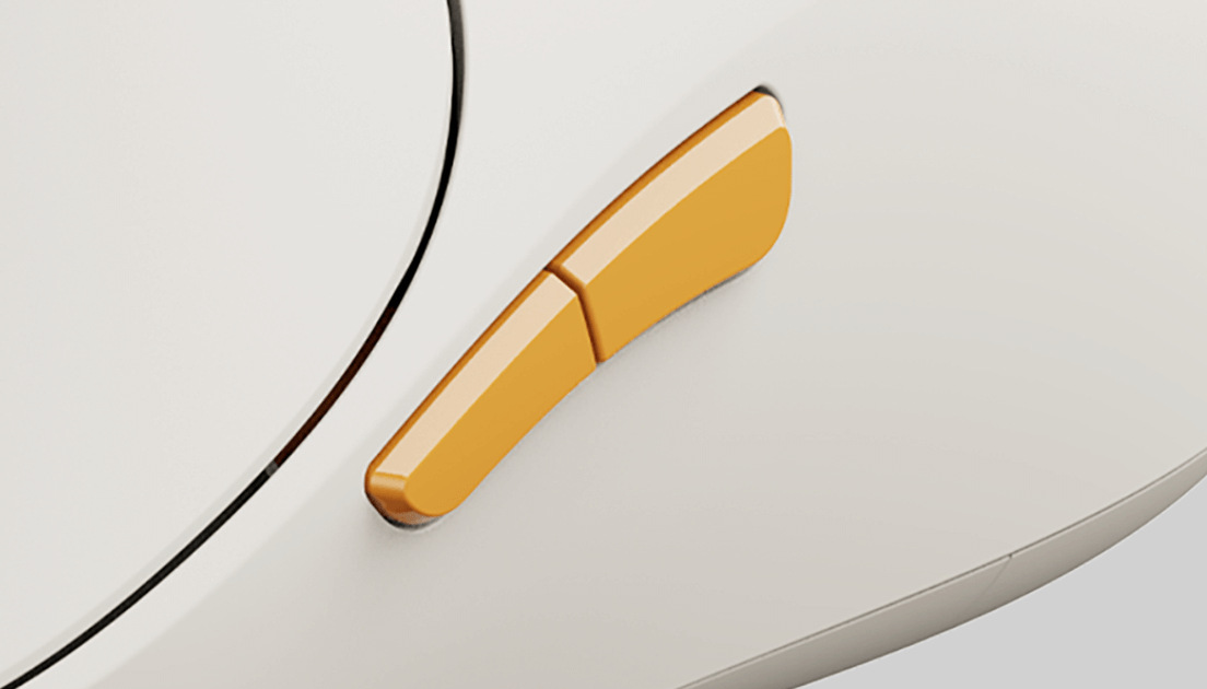 Близък план на страничните бутони на Xiaomi Wireless Mouse 3