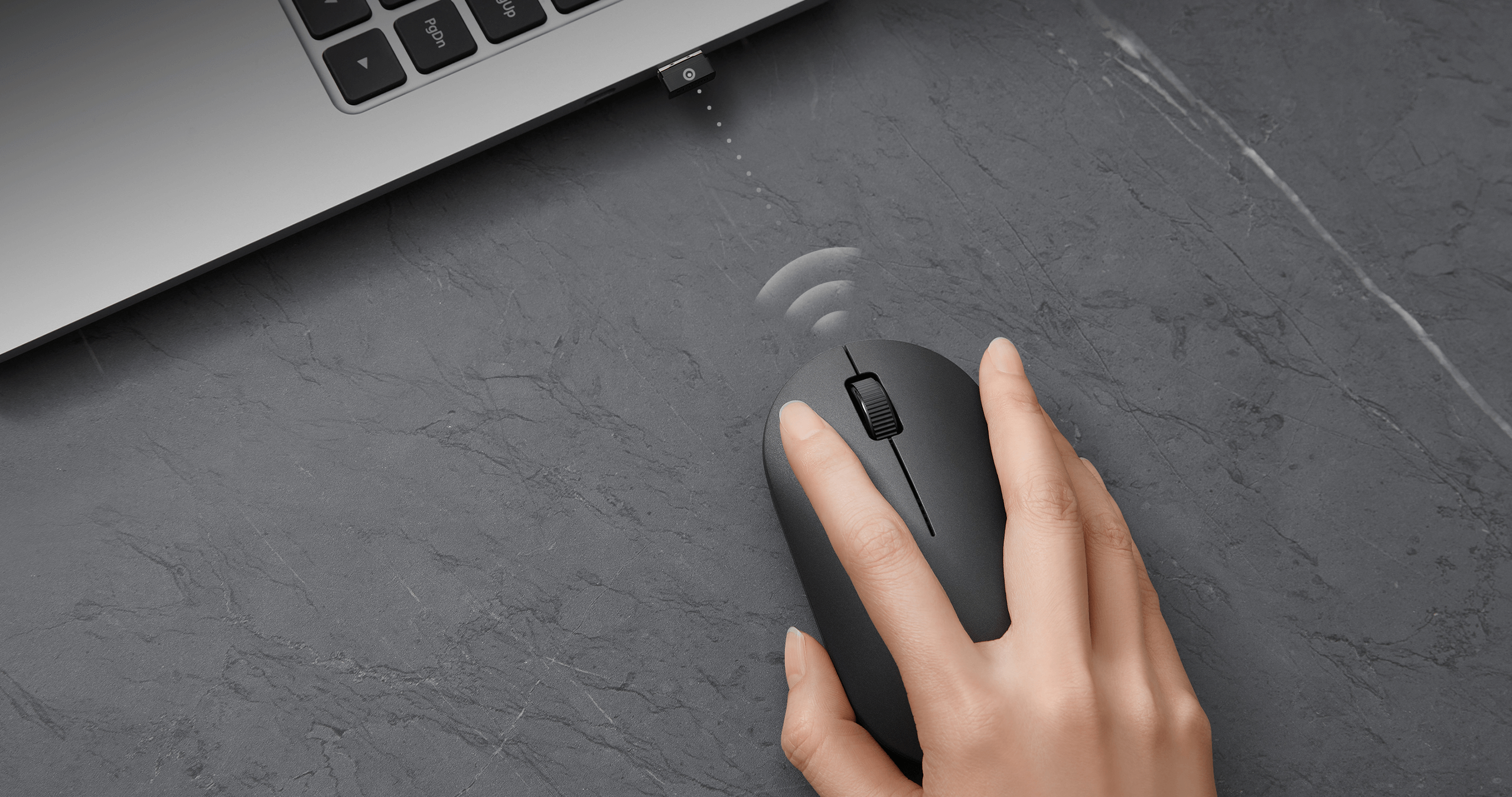 Безжична връзка на 2,4 GHz при Xiaomi Wireless Mouse Lite 2