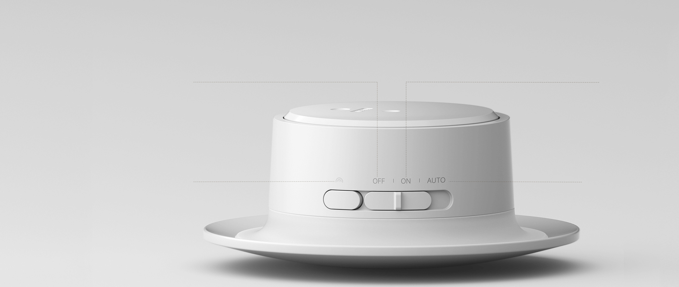 Плъзгач за режими OFF, ON и AUTO на нощната лампа Xiaomi Night Light 3