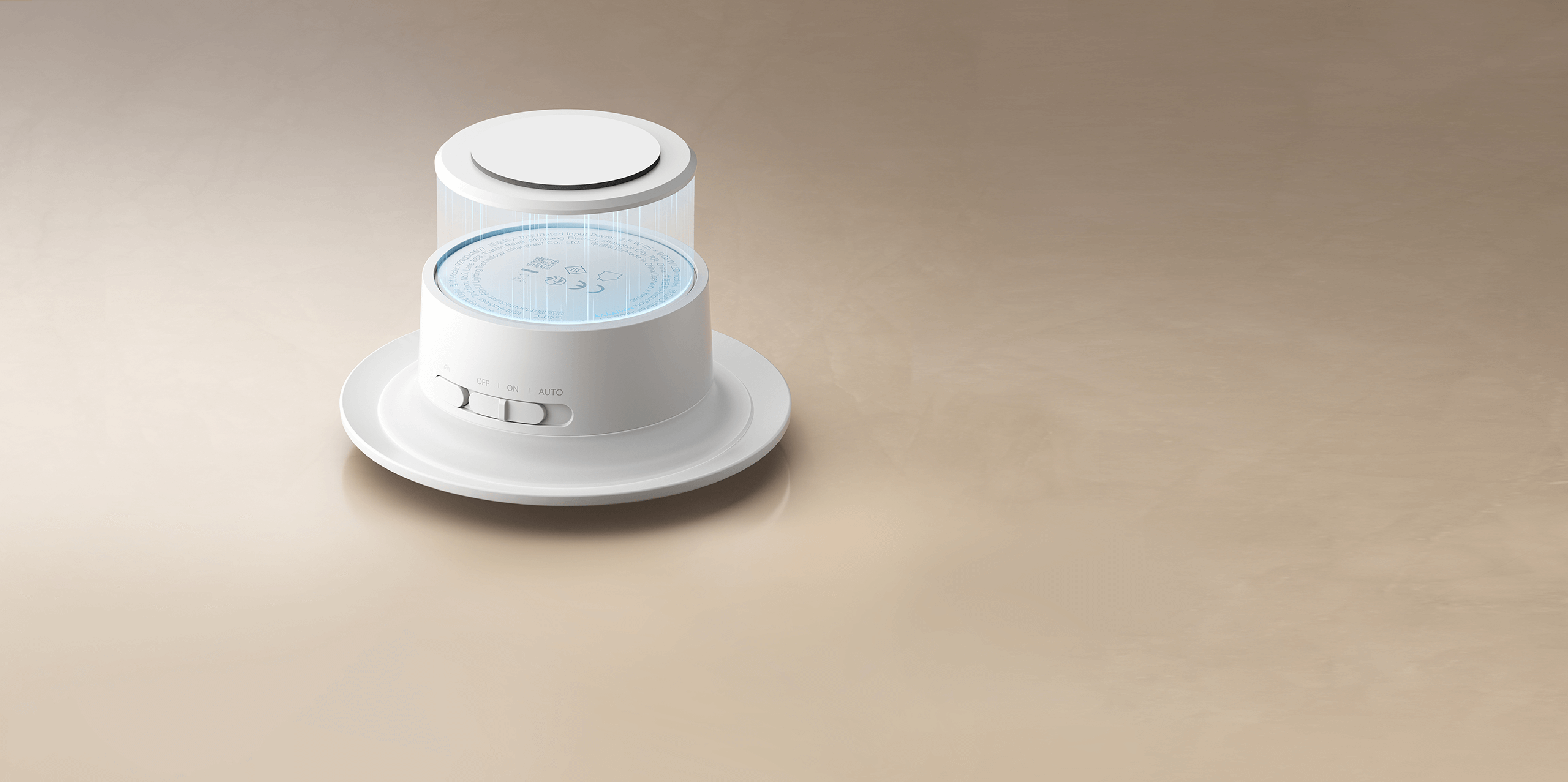 Магнитната основа на Xiaomi Night Light 3 в разглобен вид