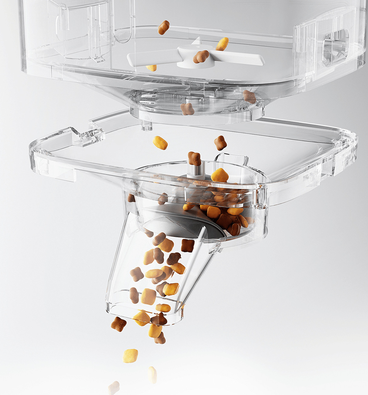 Система против задръстване на Xiaomi Smart Pet Food Feeder 2 при подаване на храна