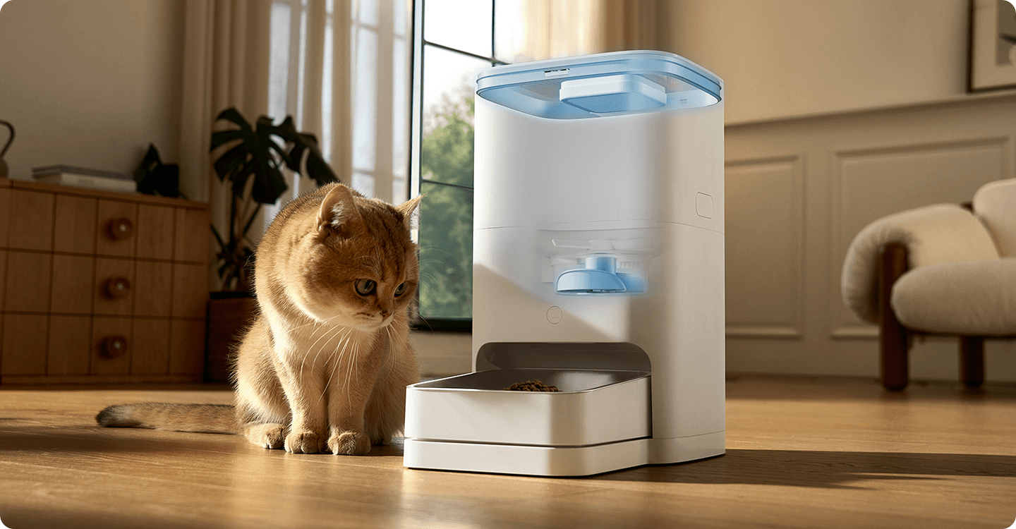 Xiaomi Smart Pet Food Feeder 2 с тройна защита от влага до котка в дневна
