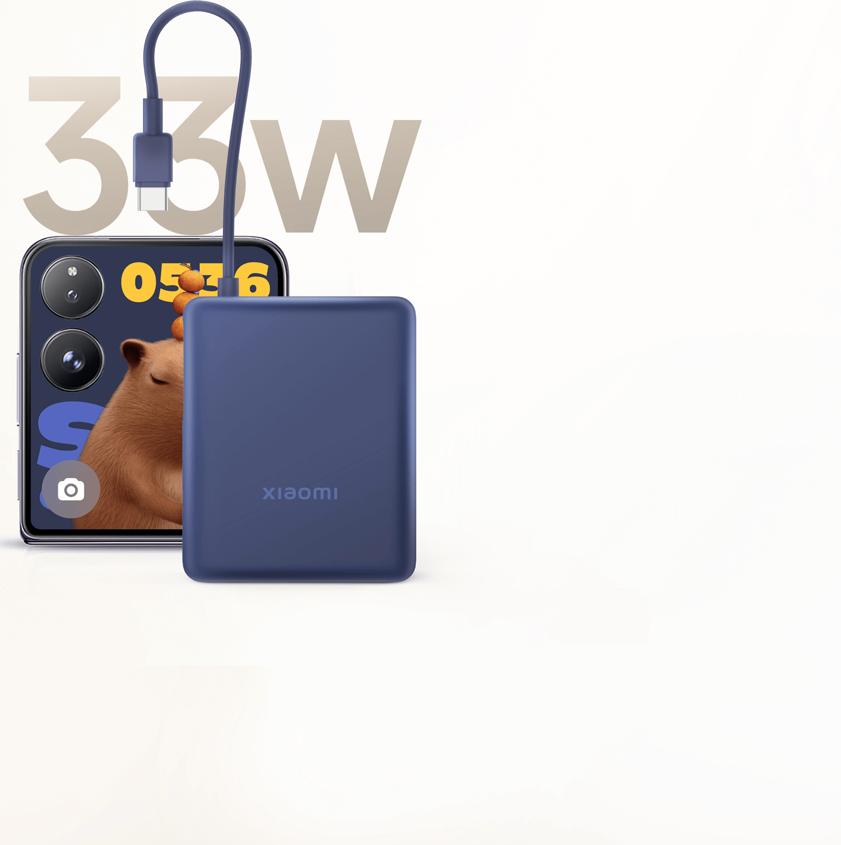 Бързо зареждане с 33 W на смартфон от външна батерия Xiaomi 33W Power Bank 10000mAh