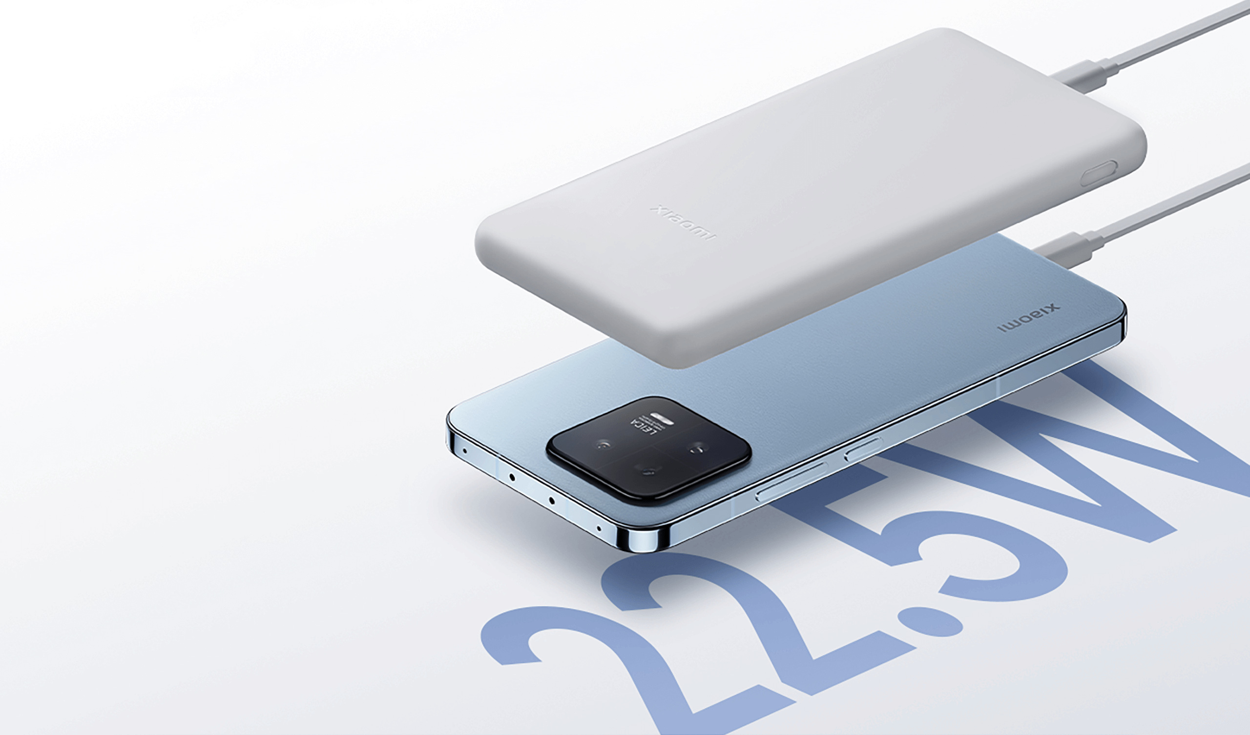 Xiaomi Power Bank 10000mAh 22.5W Lite зарежда смартфон с 22,5 W през USB-C