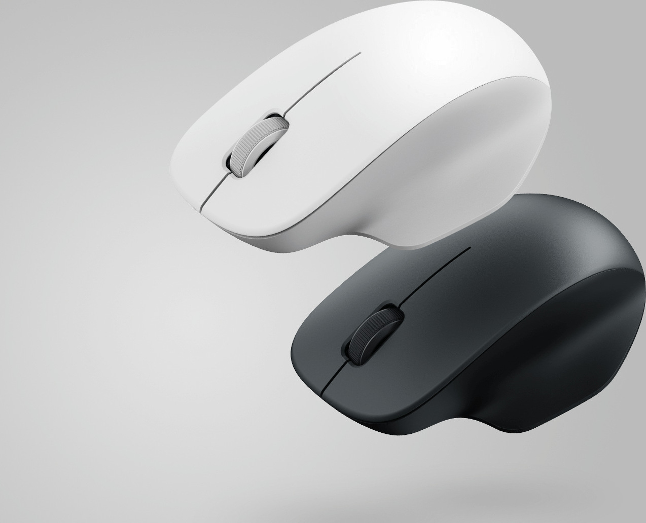 Xiaomi Wireless Mouse Comfort Edition в черен и бял вариант