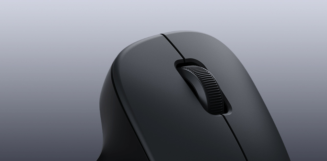 Голямото силиконово колелце за скролиране на Xiaomi Wireless Mouse Comfort Edition